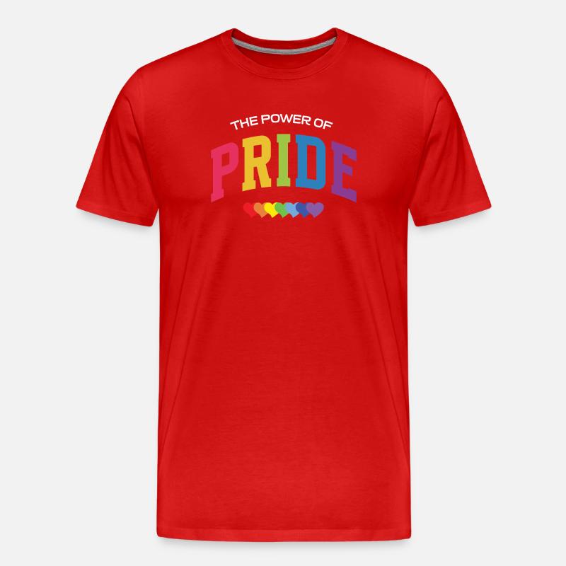 LGBT-Pride-Monat – Die Kraft des Stolzes - Männer Premium Bio T-Shirt - Rot