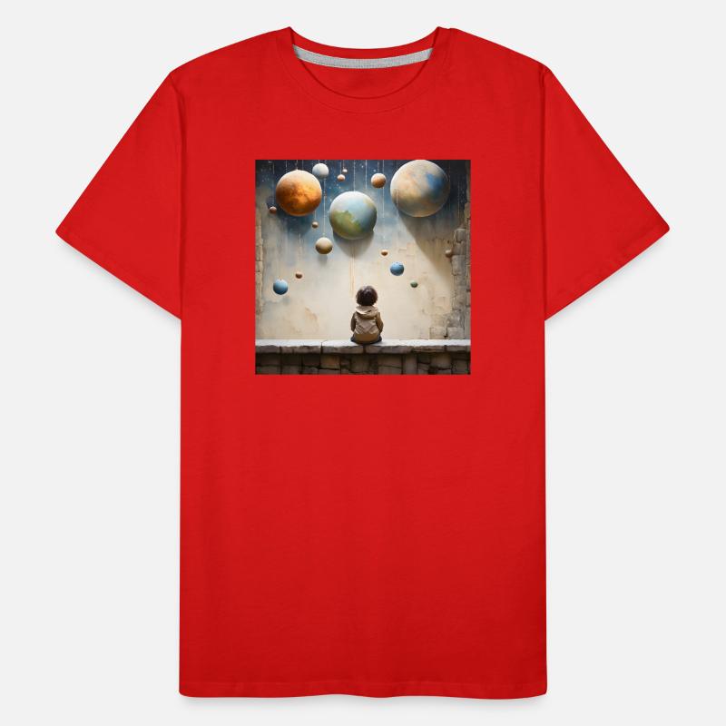 Planetengärten der Kindheit Männer Premium Bio T-Shirt