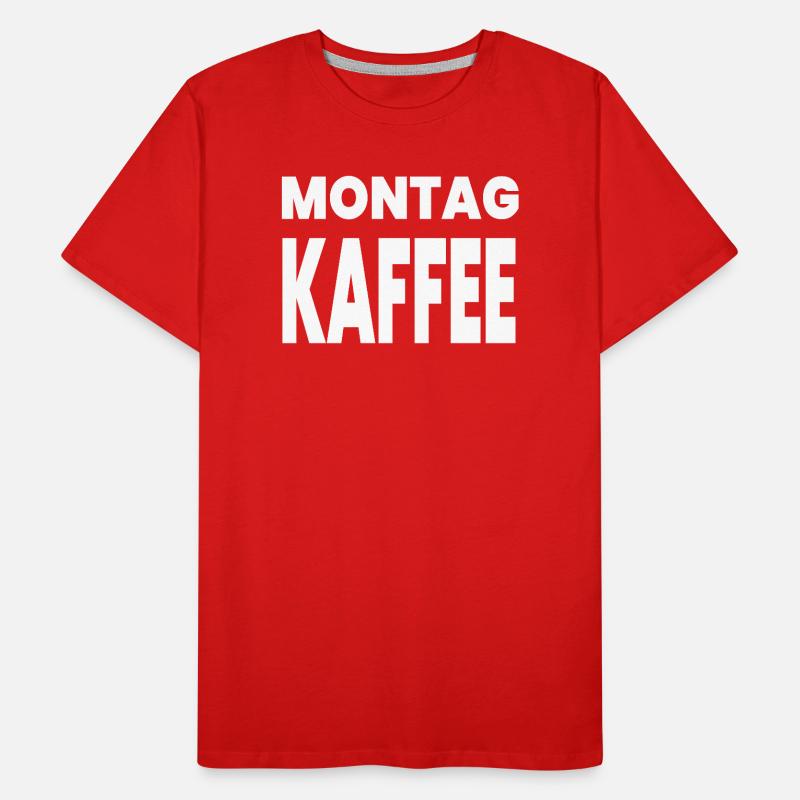 Kaffee Männer Premium Bio T-Shirt