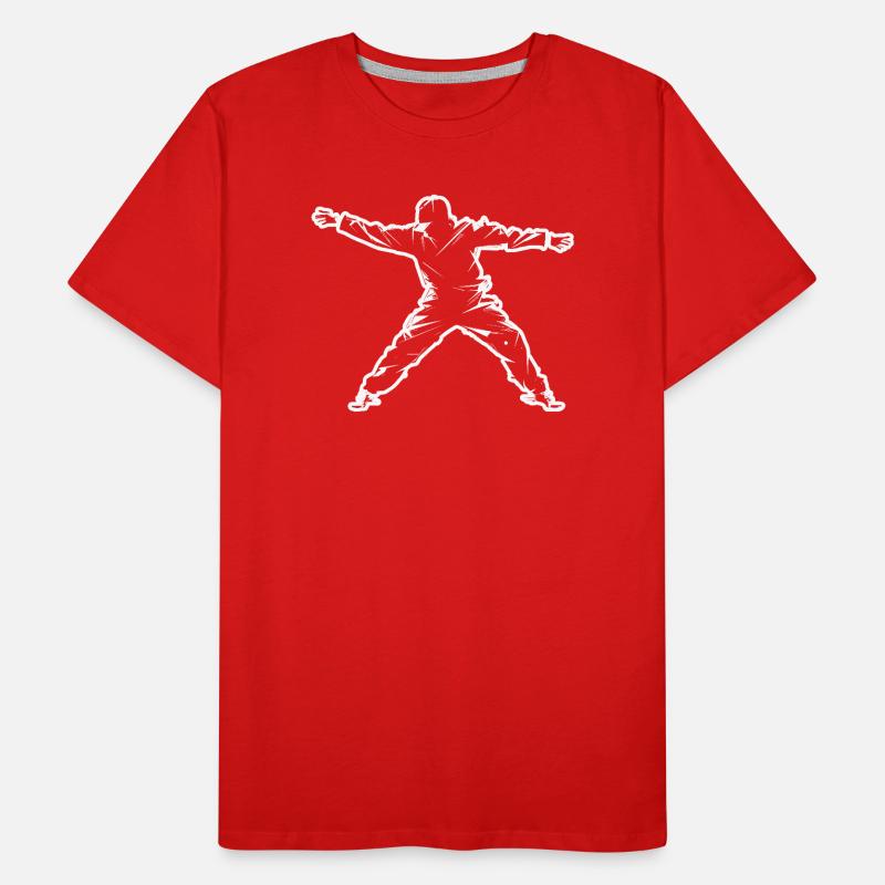 Breakdancer Männer Premium Bio T-Shirt