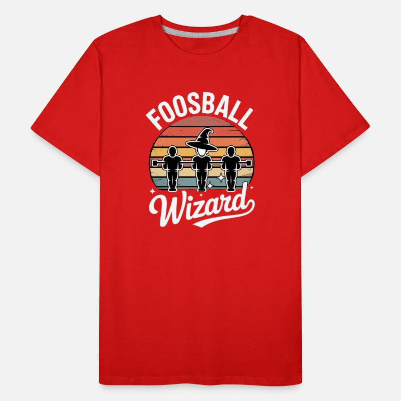 Table Soccer Evolution Funny Foosball Foosball Men's Premium Organic T-Shirt