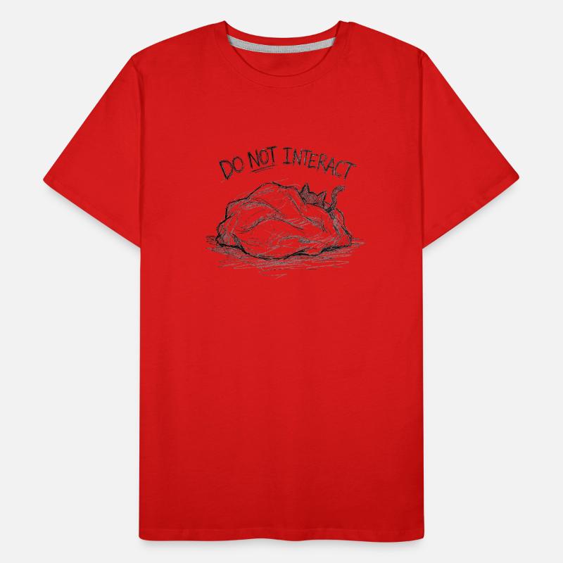 Ne pas interagir – Sketch T-shirt bio Premium Homme