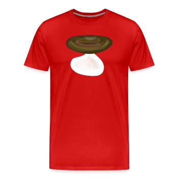 Pilz Pilze Natur - Männer Premium Bio T-Shirt - Rot - Vorne - Damien (186cm)