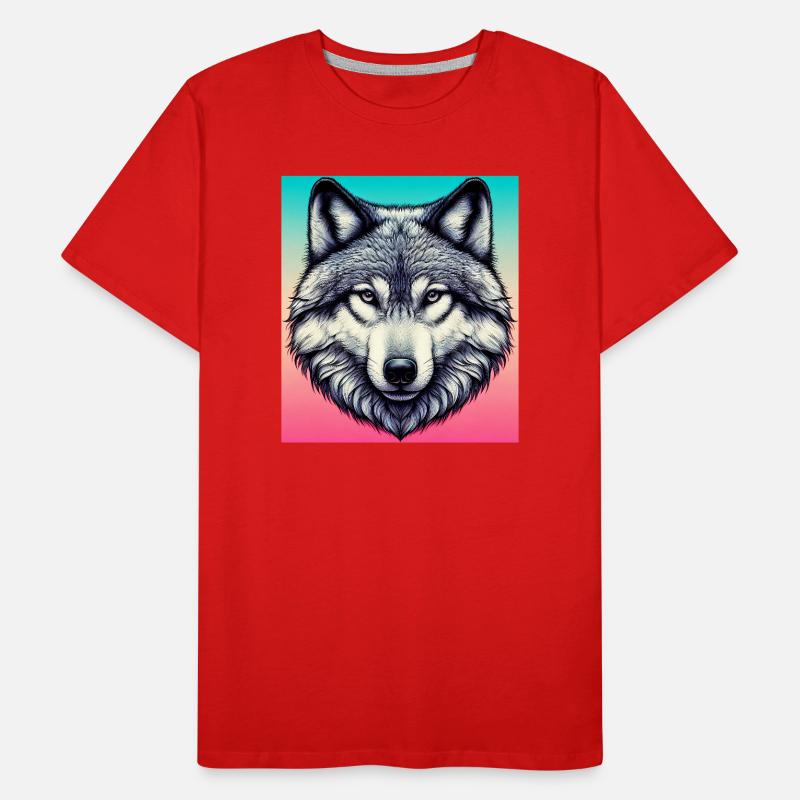 Wolf Men's Premium Organic T-Shirt