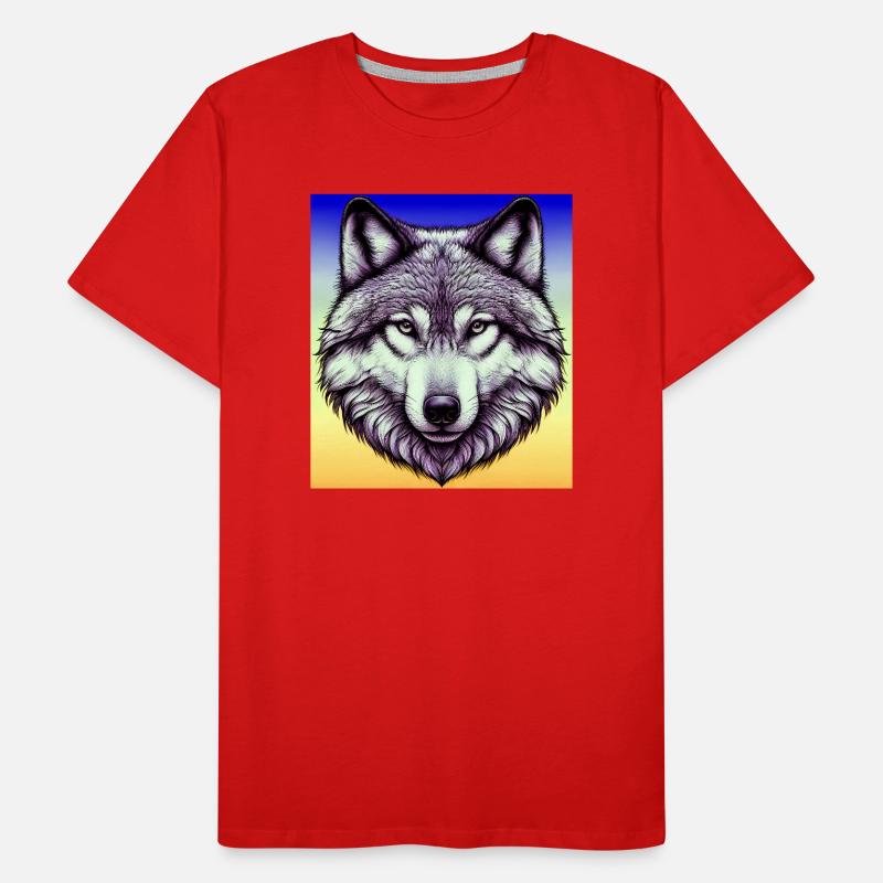 Wolf Men's Premium Organic T-Shirt
