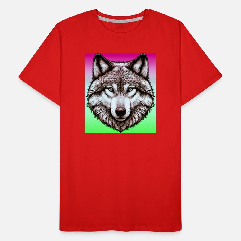 Wolf Men's Premium Organic T-Shirt