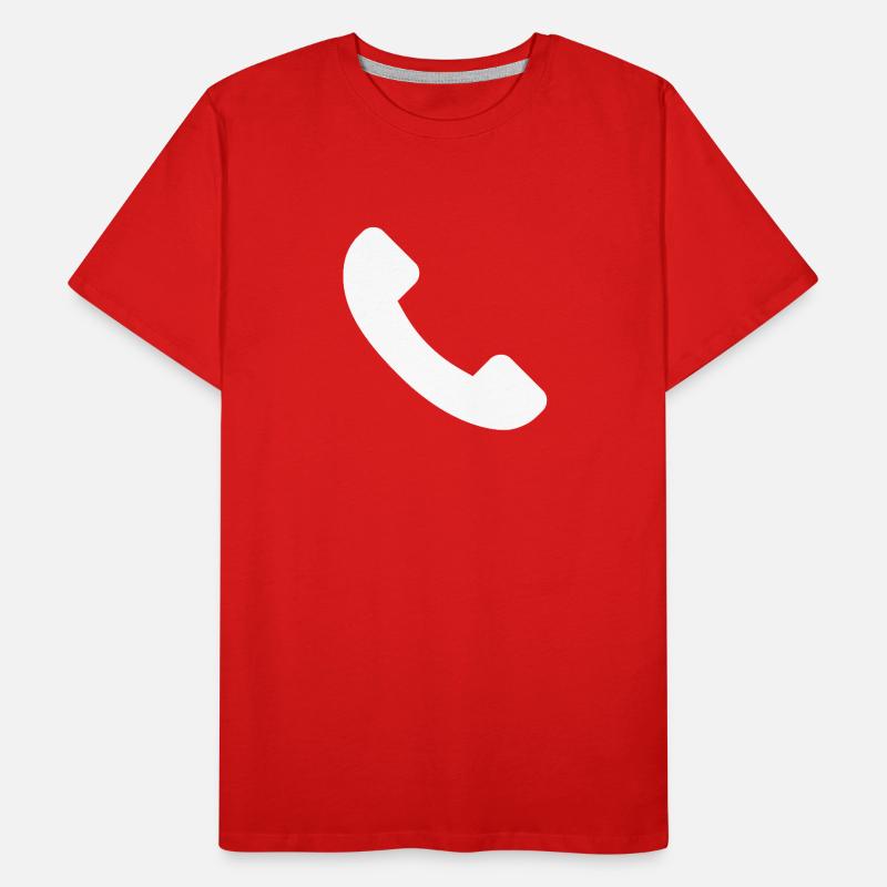 Telefon Männer Premium Bio T-Shirt