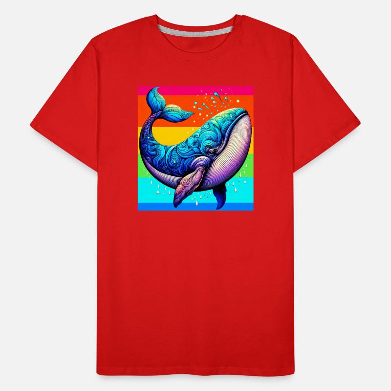 Wal Männer Premium Bio T-Shirt