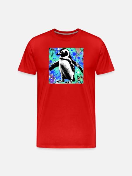 pingouin - T-shirt bio Premium Homme - rouge
