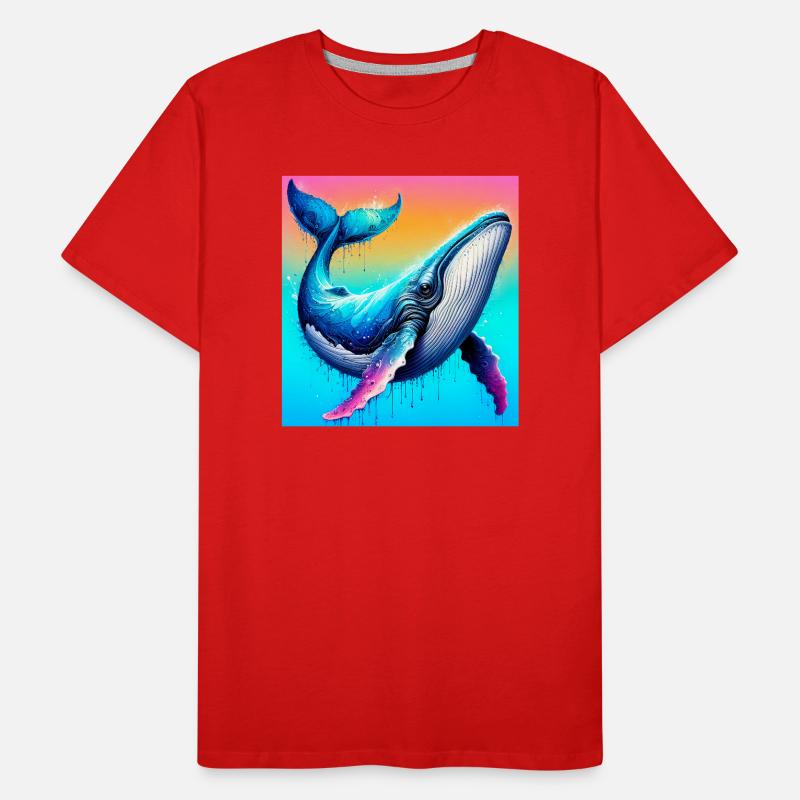 Wal Männer Premium Bio T-Shirt