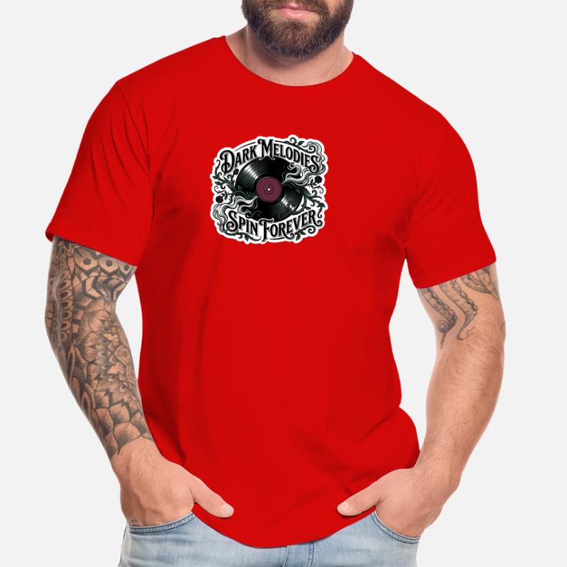 Dunkle Melodien drehen sich ewig Männer Premium Bio T-Shirt