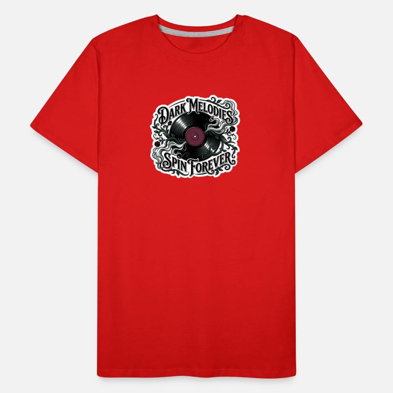 Dunkle Melodien drehen sich ewig Männer Premium Bio T-Shirt