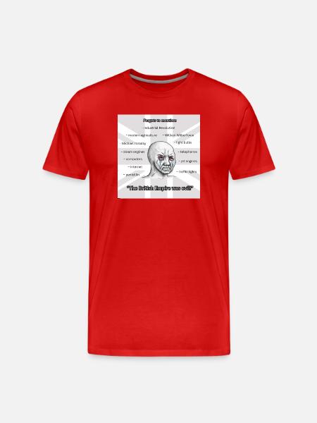 PROBRITAIN2 - Men's Premium Organic T-Shirt - red