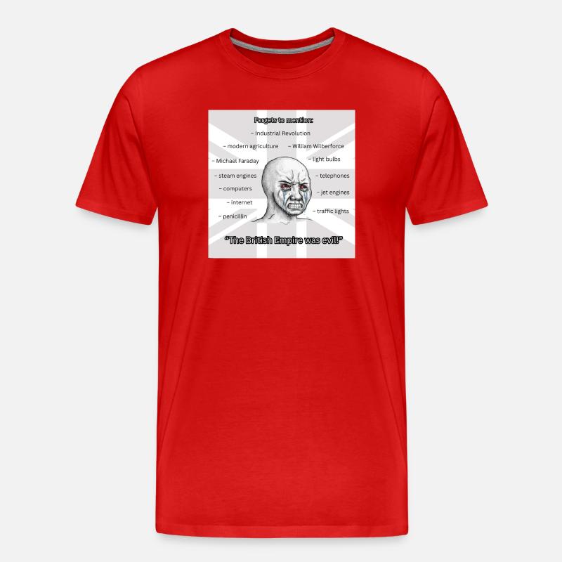PROBRITAIN2 - T-shirt bio Premium Homme - rouge