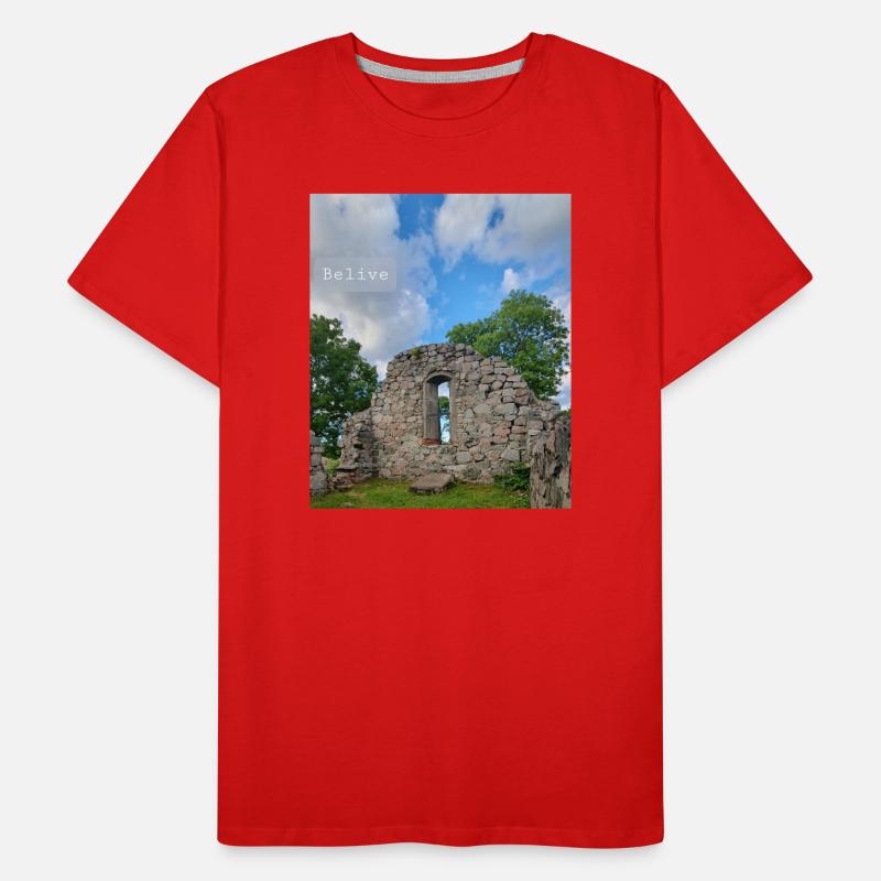 Glauben Sie Männer Premium Bio T-Shirt