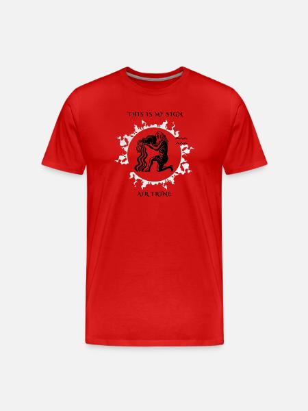 Mon signe Verseau - T-shirt bio Premium Homme - rouge