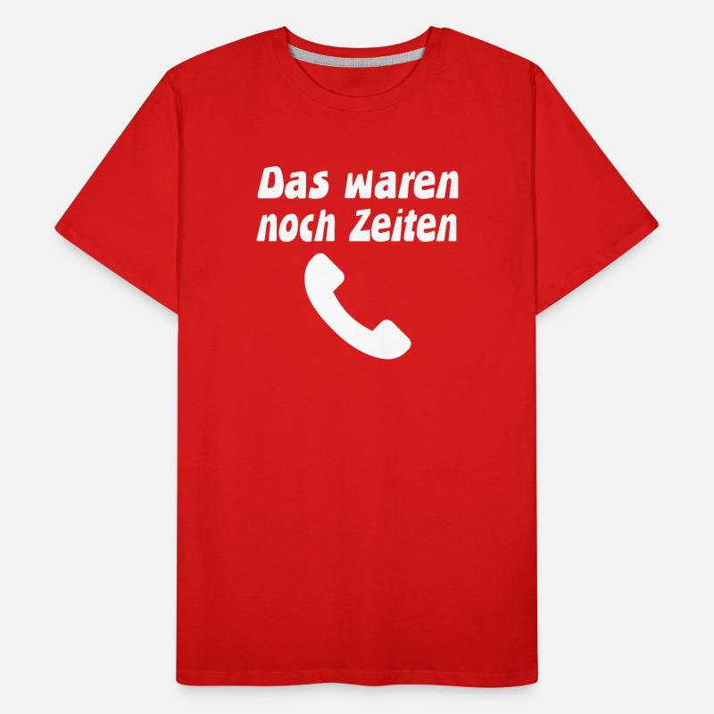 Telefon Männer Premium Bio T-Shirt