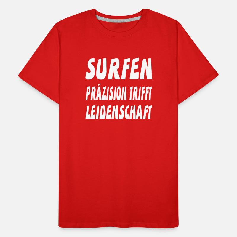 Surfen Männer Premium Bio T-Shirt