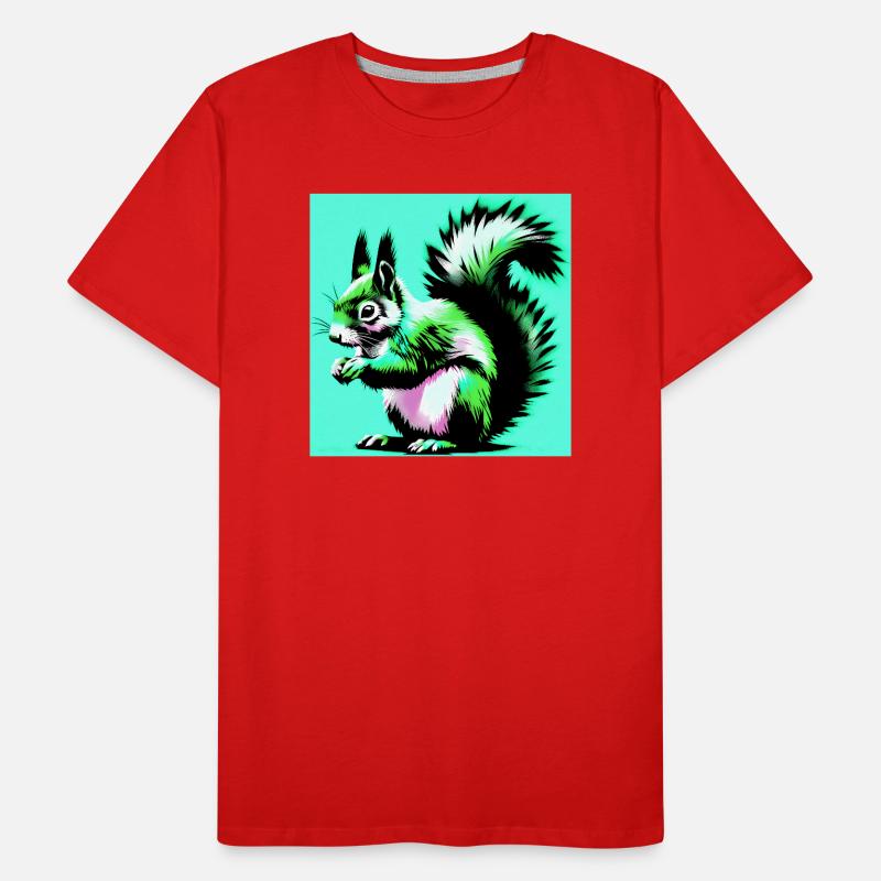 squirrel Men's Premium Organic T-Shirt