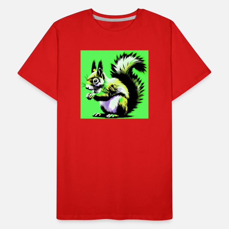 squirrel Men's Premium Organic T-Shirt