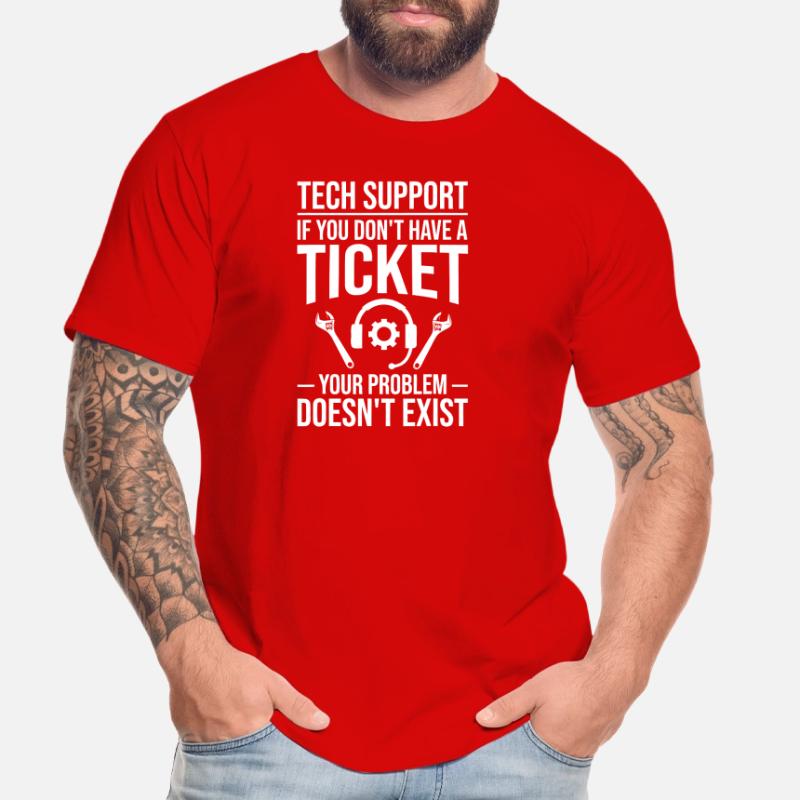 Technik-Support-Ticket-Meme Männer Premium Bio T-Shirt