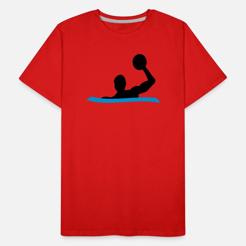 Wasserball Männer Premium Bio T-Shirt