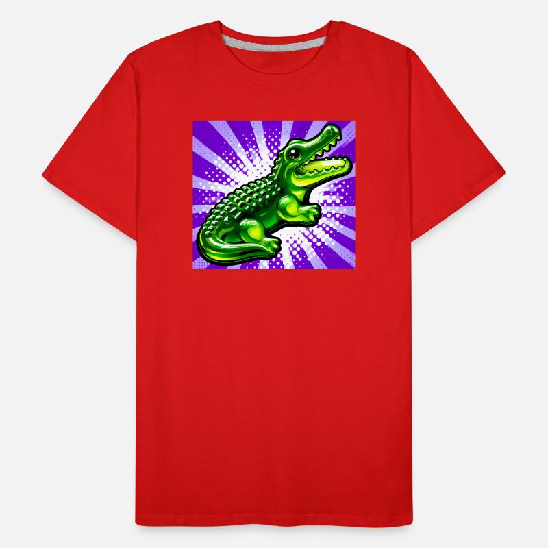Krokodil Männer Premium Bio T-Shirt