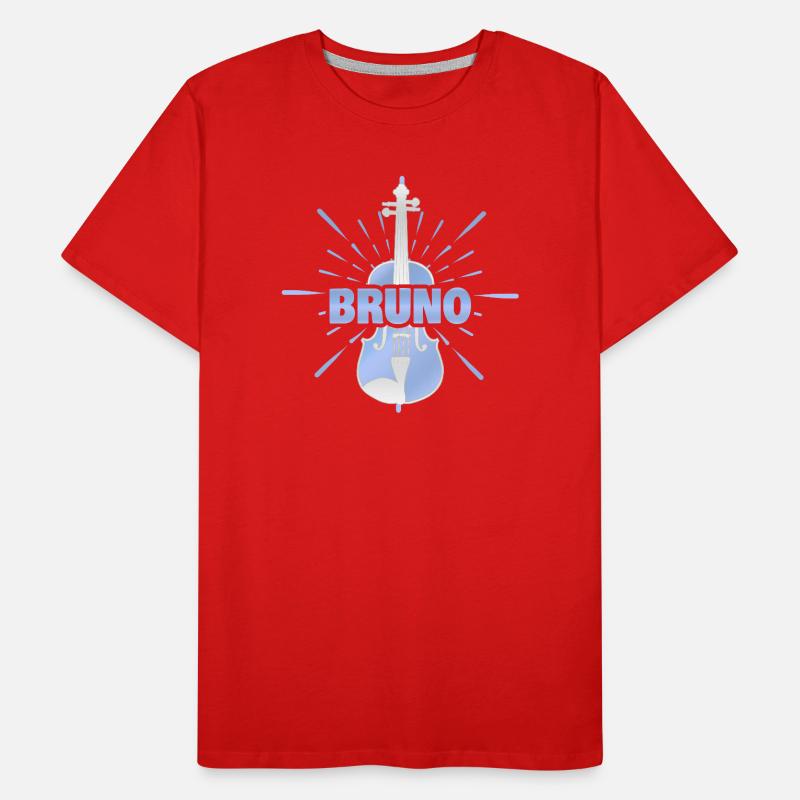 Violin Bruno Men's Premium Organic T-Shirt