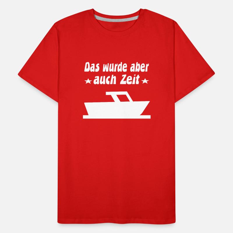 Motorboot Männer Premium Bio T-Shirt