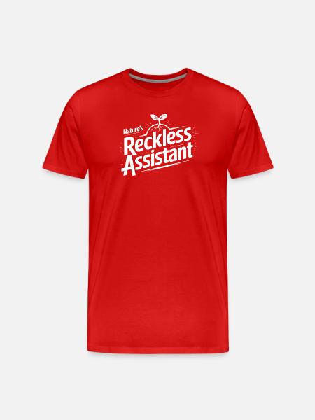 Nature's Reckless Assistant - Men's Premium Organic T-Shirt - red