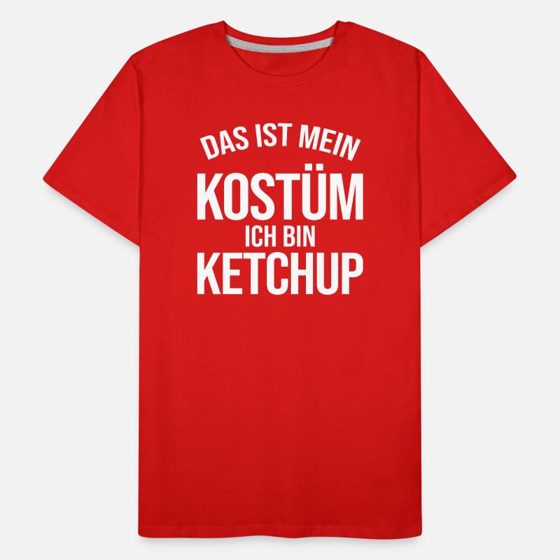 Kostüm: Ich bin Ketchup Männer Premium Bio T-Shirt