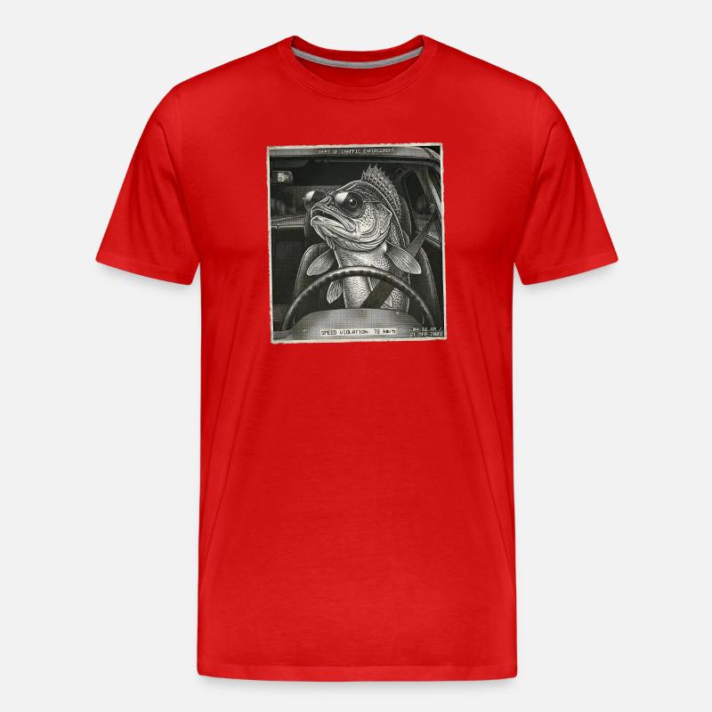 Zander Flashed - T-shirt bio Premium Homme - rouge