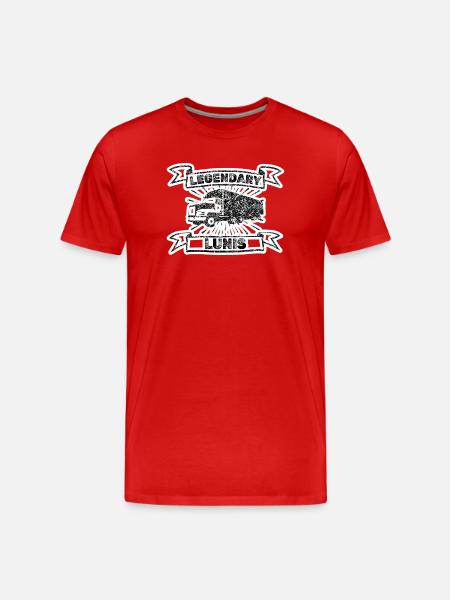 Lunis - Men's Premium Organic T-Shirt - red
