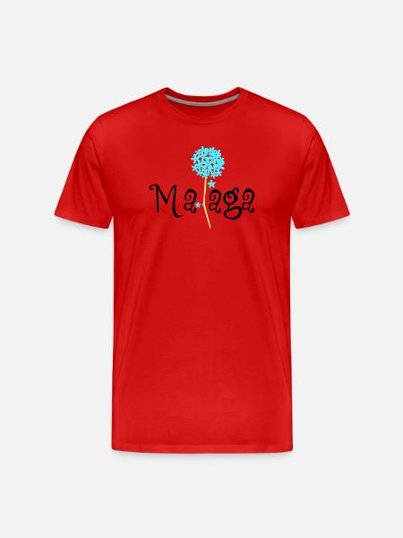 Malaga Biznaga - Men's Premium Organic T-Shirt - red