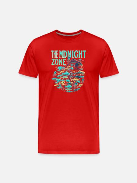 Minuit Pacifique - T-shirt bio Premium Homme - rouge