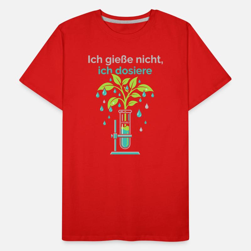 Hydroponik Garten Wasser Technik Männer Premium Bio T-Shirt