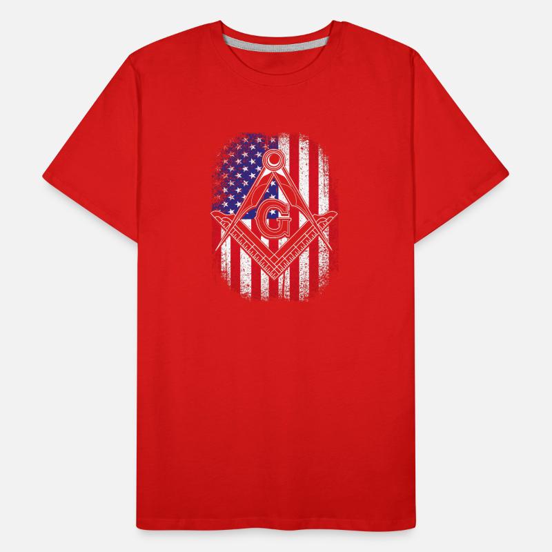 Francs-maçons Illuminati T-shirt bio Premium Homme