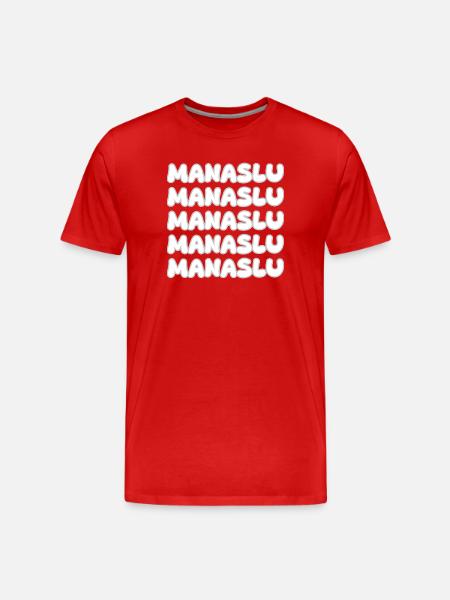 Manaslu Bladder Repeat - Men's Premium Organic T-Shirt - red