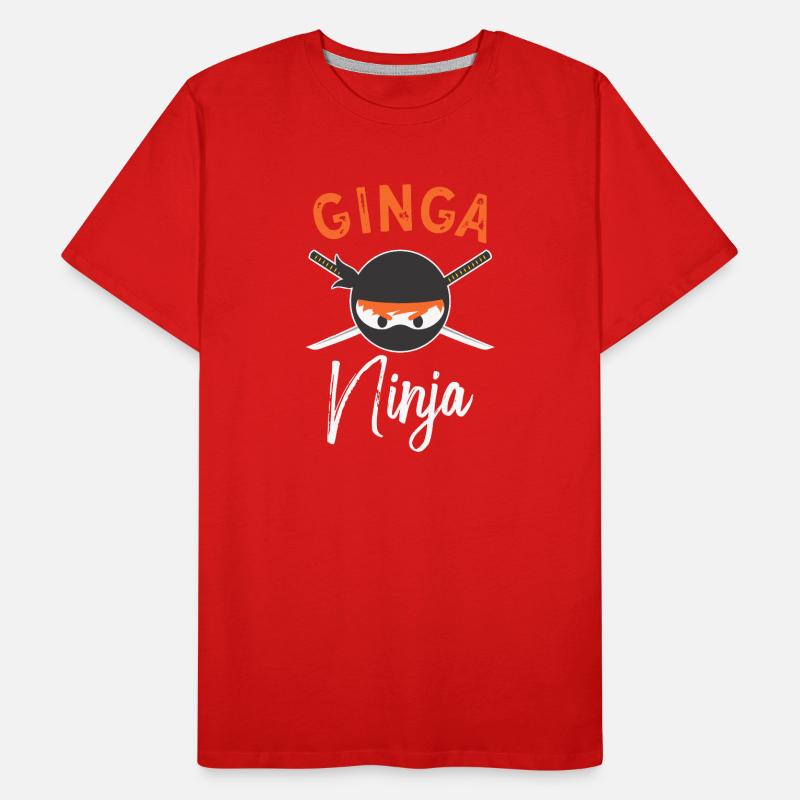 Emblème du ninja Ginga T-shirt bio Premium Homme