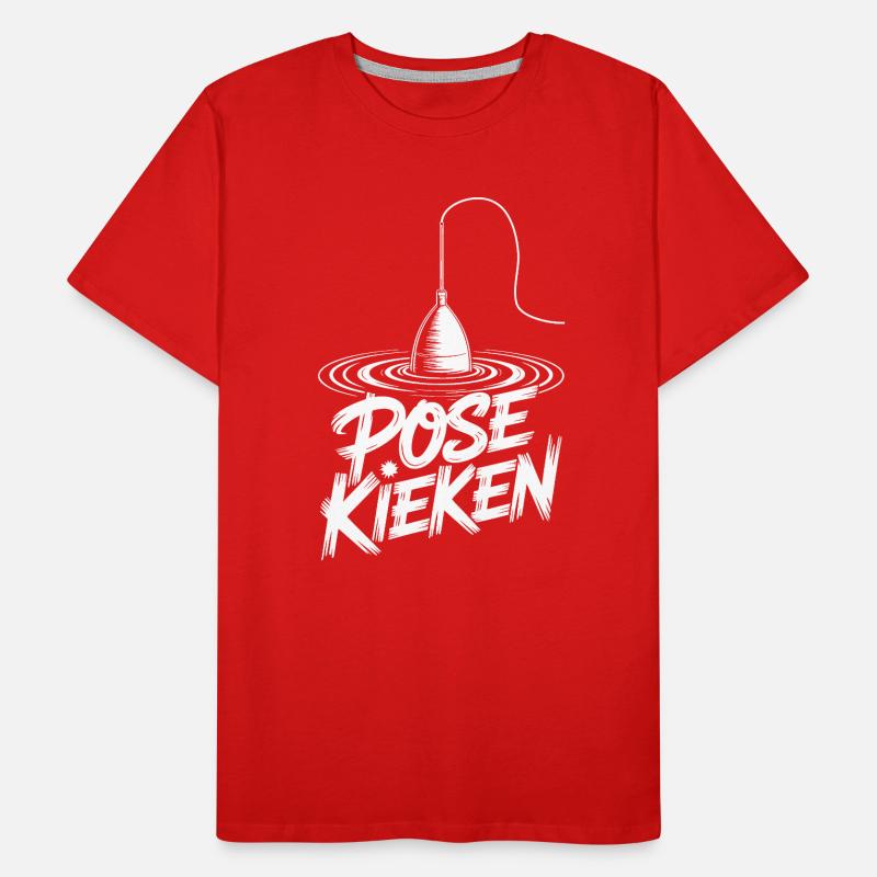 Pêche, Dicton, Pose T-shirt bio Premium Homme