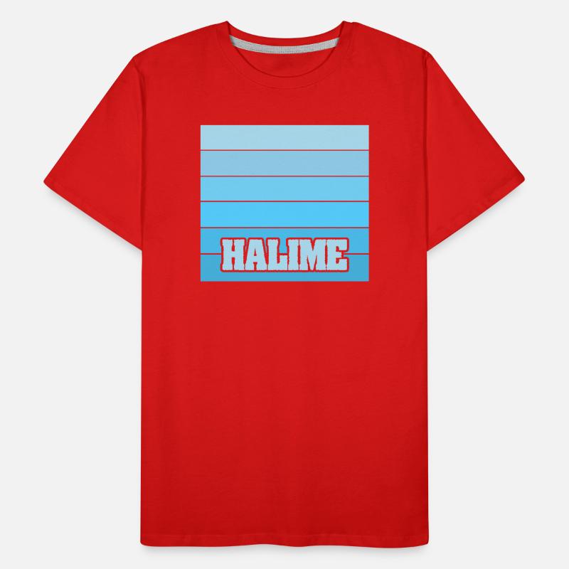 Halime als Maedchenname Männer Premium Bio T-Shirt
