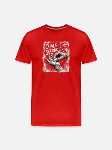 Calisthenics Skin - Men's Premium Organic T-Shirt - red