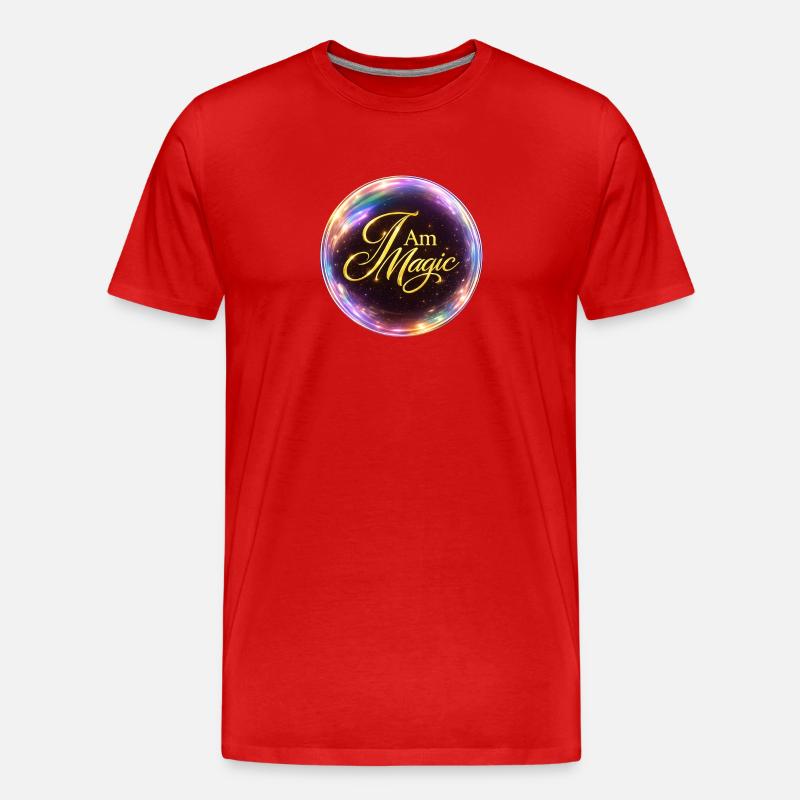 "I am Magic" show your MAGIC - Men's Premium Organic T-Shirt - red