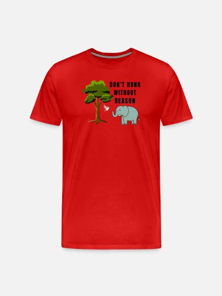 N’t_honk - T-shirt bio Premium Homme - rouge