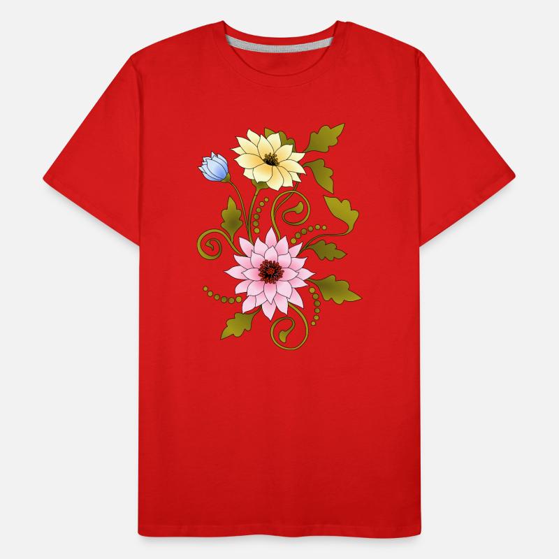Fleur T-shirt bio Premium Homme