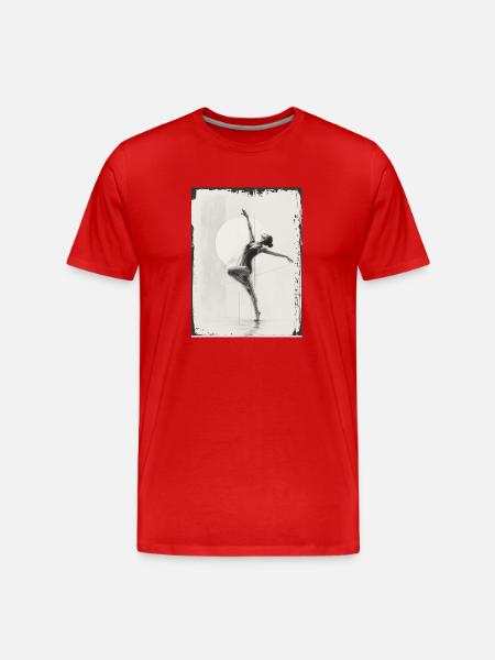 Danseur Tänzerin - T-shirt bio Premium Homme - rouge