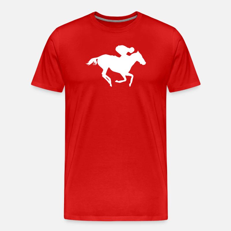Chevaucher - T-shirt bio Premium Homme - rouge