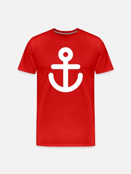 Sail - Men's Premium Organic T-Shirt - red