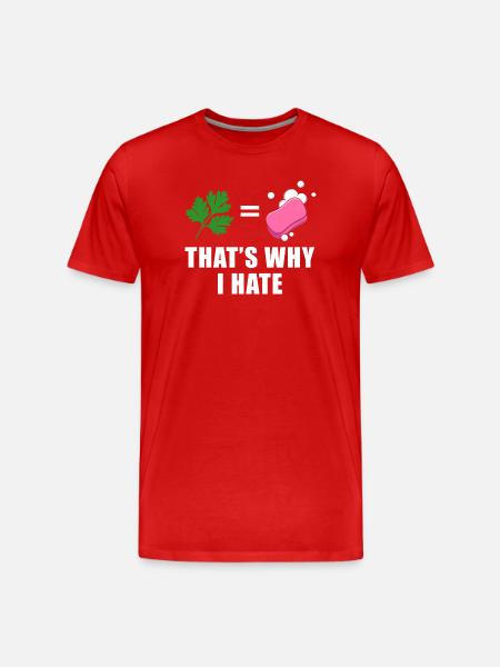 Nature vs Savon - T-shirt bio Premium Homme - rouge