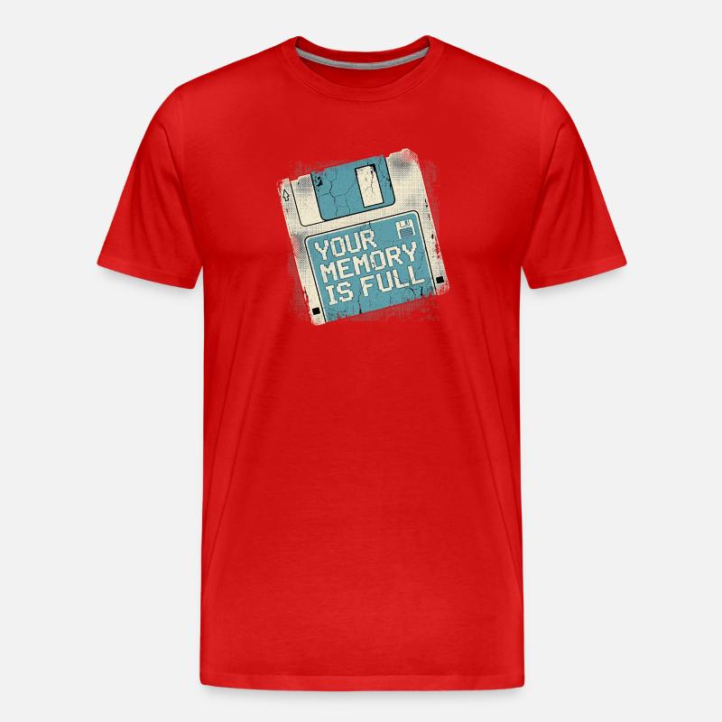 Your Memory - Männer Premium Bio T-Shirt - Rot